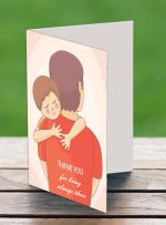 Hug Your Dad Greeting Card