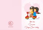 Hum Dono Do Premi Greeting Card - Image 5