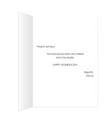 Best Manager Greeting Card - Image 2