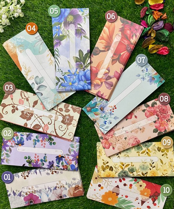 Floral Envelopes - Pack of 10
