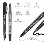Deli Mate Twin Head Permanent Marker - Image 2