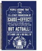 Doctor Who Blue Notebook