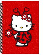 Hello Kitty Red Notebook