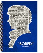 Sherlock Bored Notebook