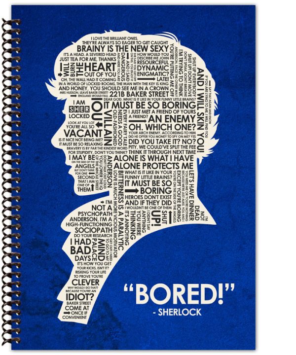 Sherlock Bored Notebook