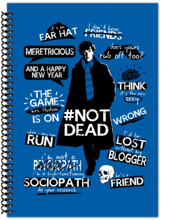 Sherlock Quotes Notebook