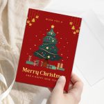 Merry Christmas & New Year Tree Greeting Card - Image 2