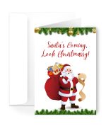 Santa Claus Christmas Greeting Card