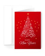Christmas Theme New Year Card